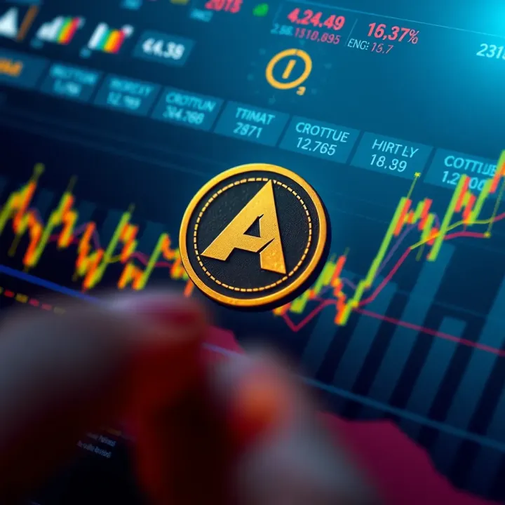 Chart illustrating factors influencing Ace Coin market value including technical indicators and investor sentiment