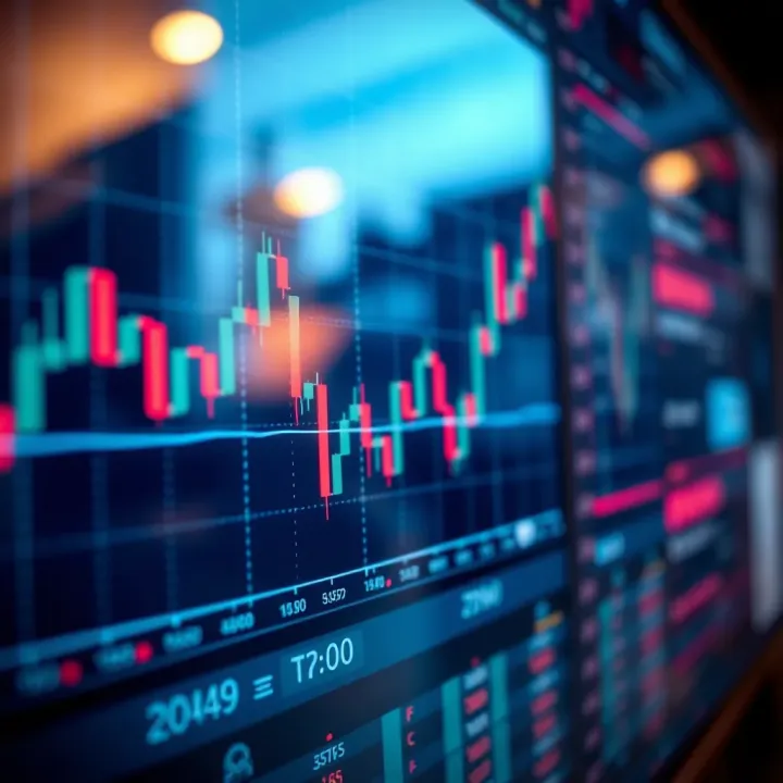 Graph showing Arbitrum price movements with technical indicators