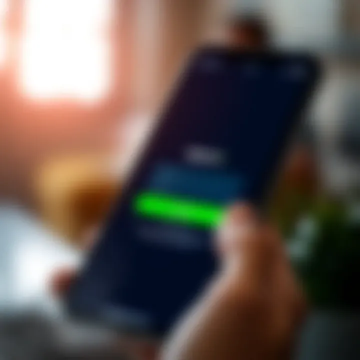 User interface showing Deriv GO login screen on a mobile device