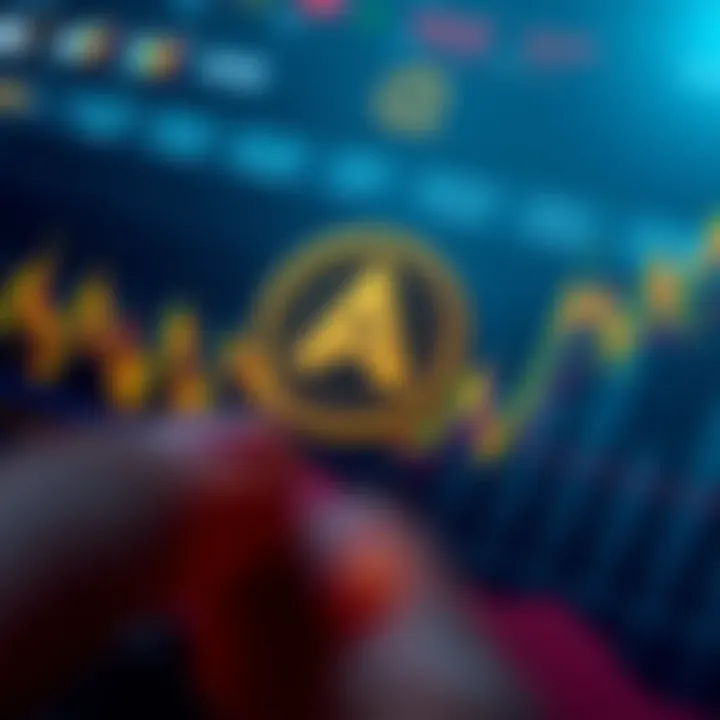 Chart illustrating factors influencing Ace Coin market value including technical indicators and investor sentiment