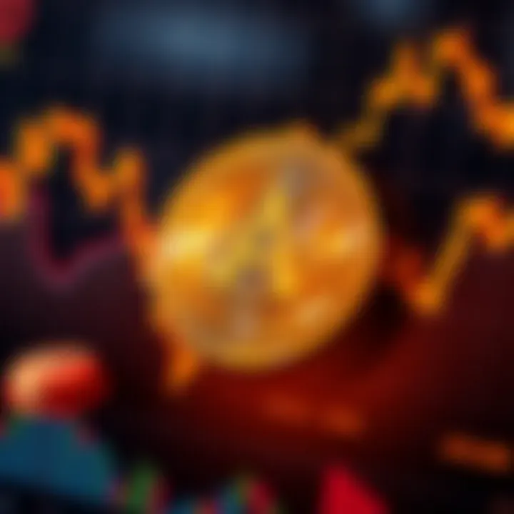 Graph showing Ace Coin price fluctuations over recent months with upward and downward trends