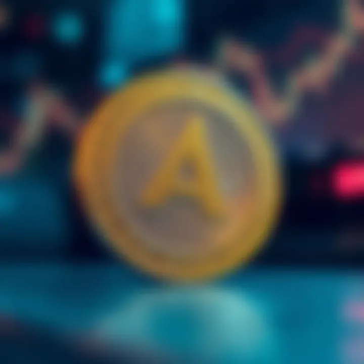 Visual representation of factors influencing Alice Coin’s value including market demand and technological developments