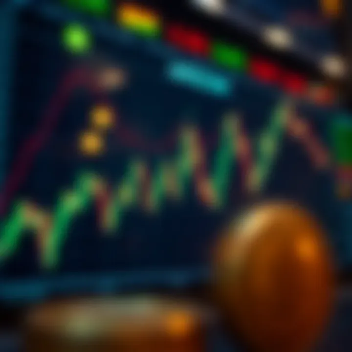 Graph showing ApeCoin price fluctuations over time with market indicators