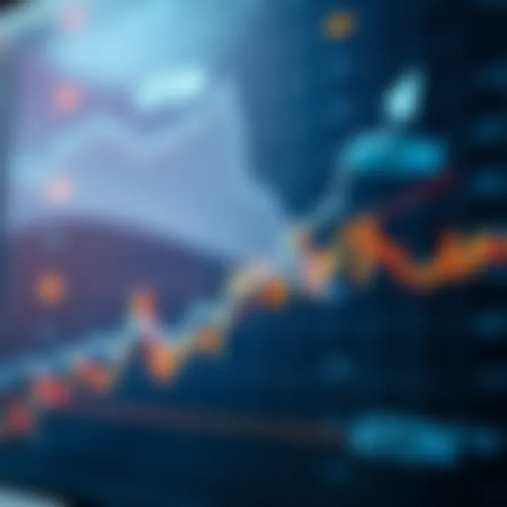 Graph showing the upward trend and price fluctuations of ATOM cryptocurrency in a dynamic market environment