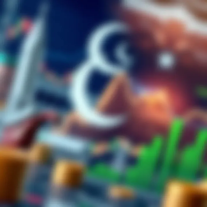 Portfolio Strategy and Economic Impact in Pakistan Illustration of diverse investment portfolio with focus on Pakistani economic sectors