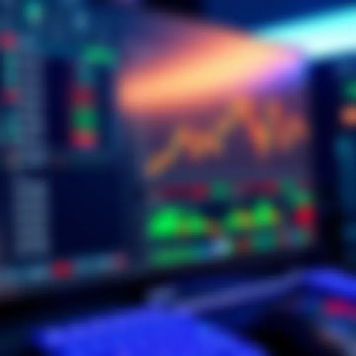 User interface showing various online trading options and tools on a computer screen