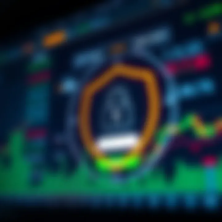 Secure login screen emphasizing data protection and encryption for traders