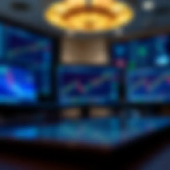 Various online learning platforms displaying trading course interfaces