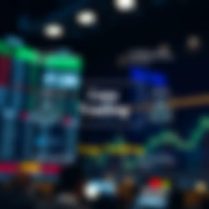 Diagram illustrating the concept of copy trading with investors following the strategies of expert traders