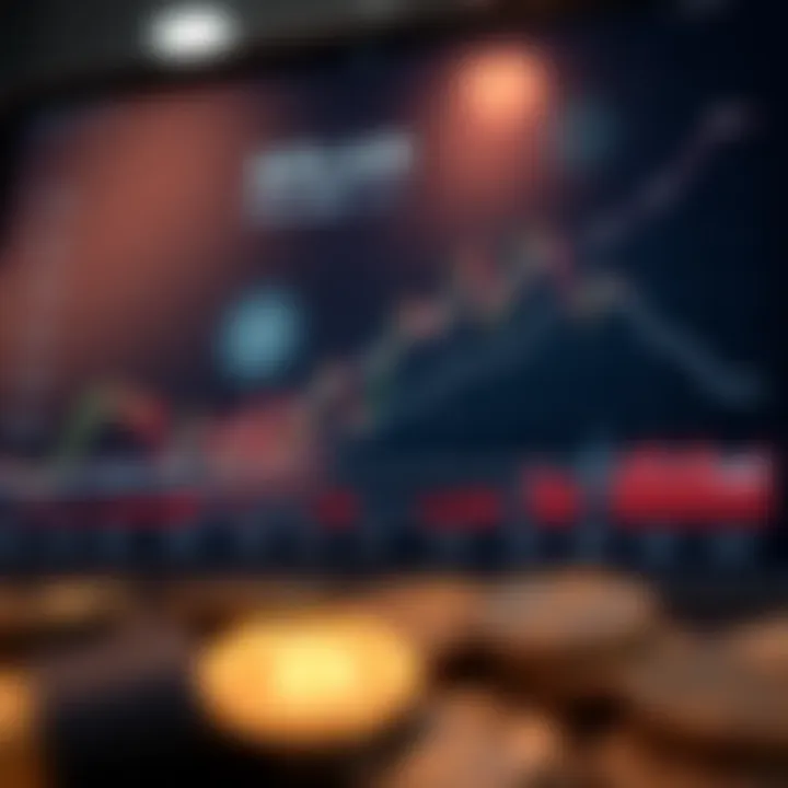 Graph comparing various cryptocurrency performance trends with Solana highlighted among competitors