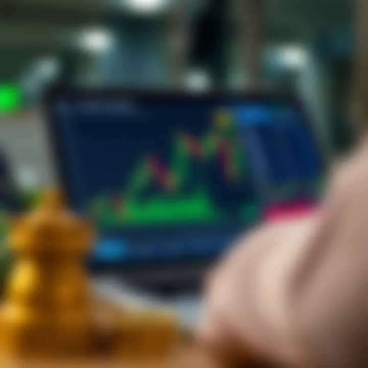 Cryptocurrency trading platforms accessible in Pakistan with interface showing market charts and trading options