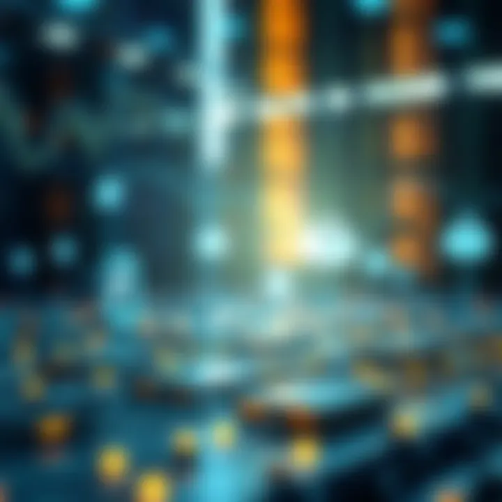 Overview of Decentralized Storage Networks Conceptual visualization of decentralized data storage networks highlighting secure and distributed digital files