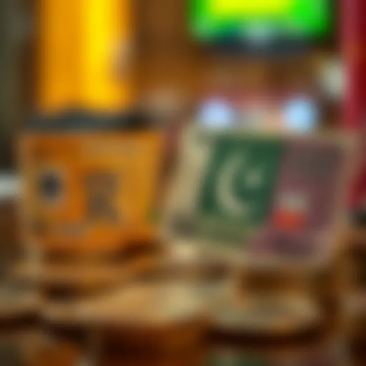 Illustration of economic factors influencing currency exchange between UAE Dirham and Pakistani Rupee