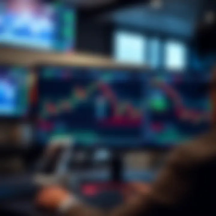 Trading Interface of Olymp Trade Platform Dashboard displaying trading charts and financial graphs on an online platform