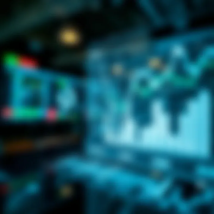 Digital interface showing technology-driven financing opportunities and sector growth