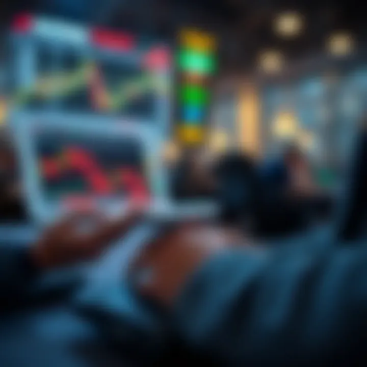 Graphical representation of skill development with trading apps demonstrating risk-free learning environment