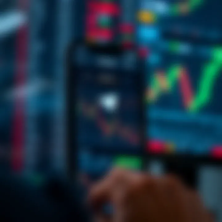 Telegram app interface showing forex trading signals and currency charts