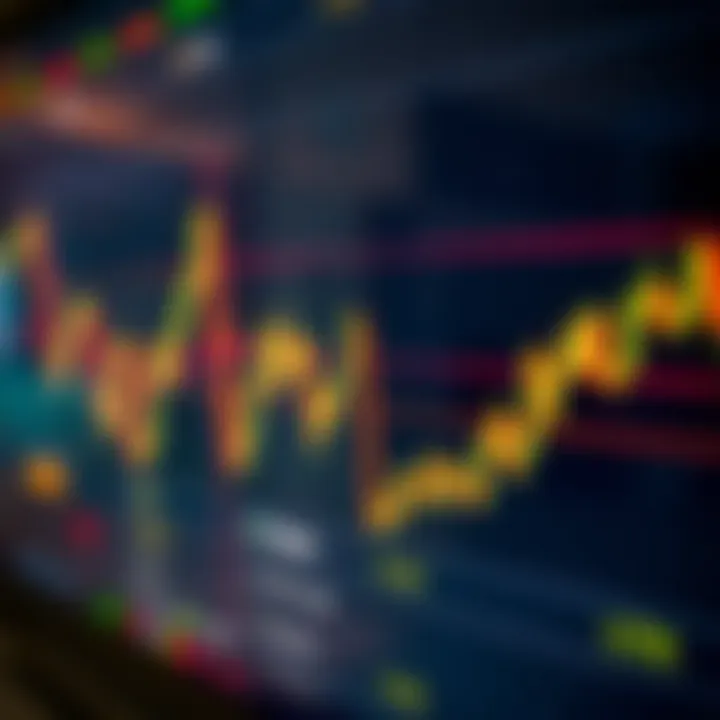 Currency Exchange Rates in Forex Trading Graph showing currency exchange rates and financial data on digital screen