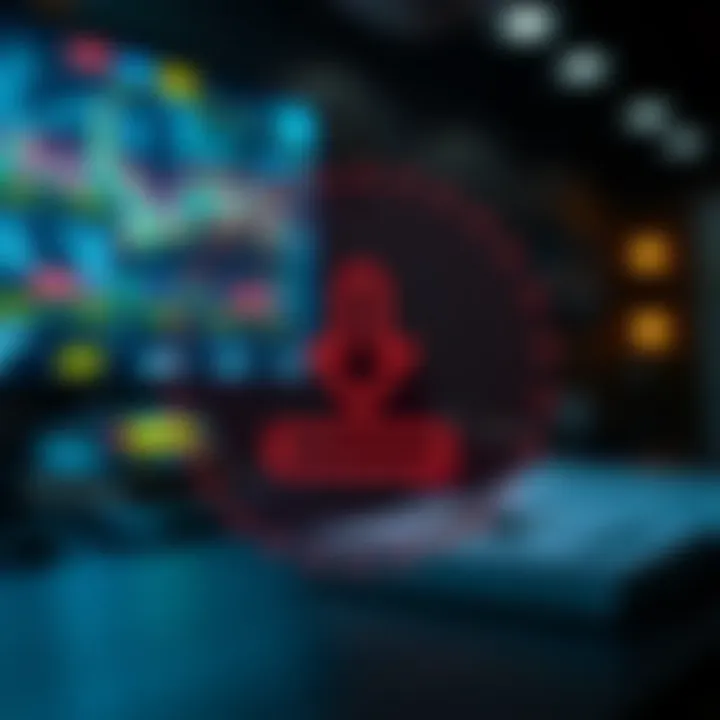 Illustration of a secure download icon representing safe access to trading resources