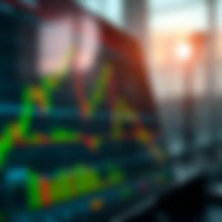 TradingView chart displaying various technical indicators and candlestick patterns