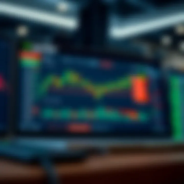 Screenshot displaying the user interface of Quotex demo account with trading charts and platform tools