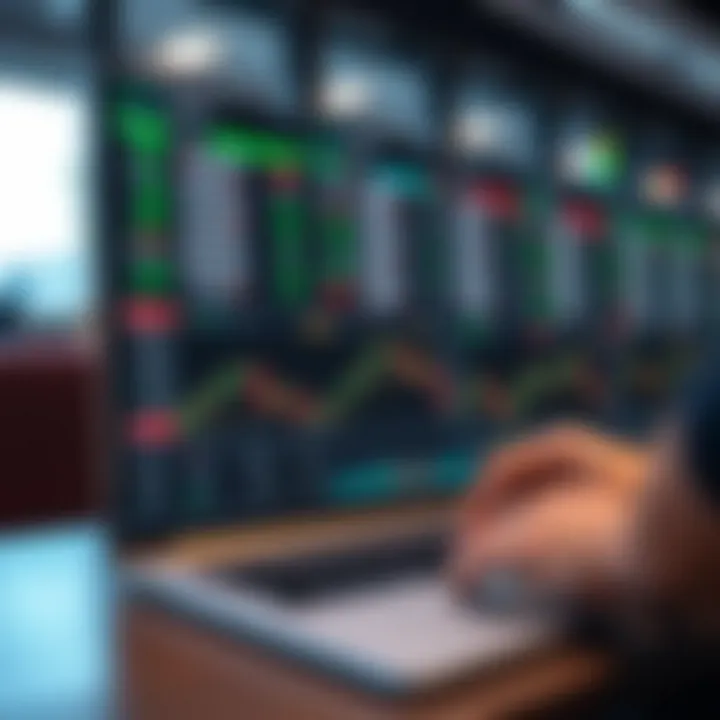 Interface of Quotex platform highlighting key trading features and options