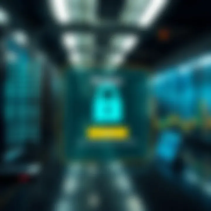 Secure login interface emphasizing encryption and protection for online investment accounts
