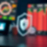 Graphic illustrating regulatory shield protecting investors from risks associated with unregulated online trading platforms