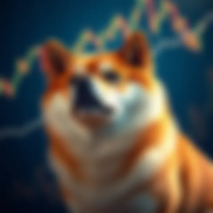 Graph showing Shiba Inu cryptocurrency price fluctuations over time