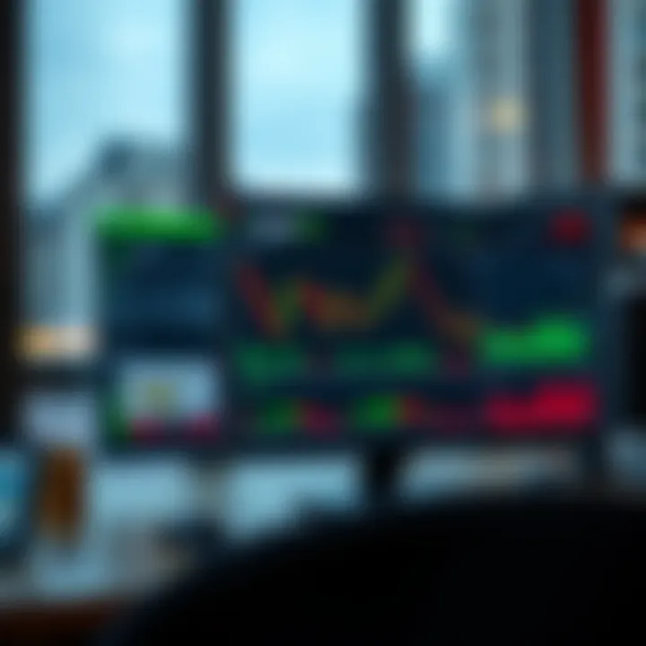 TradingView user interface displaying advanced charting tools and real-time market data