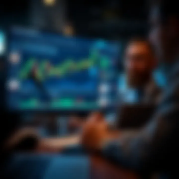 TradingView social community interface showing trader discussions and market insights