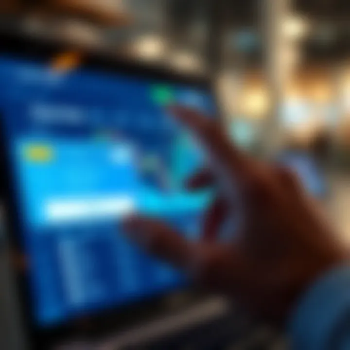 Illustration of a digital promo code being applied on a trading platform interface