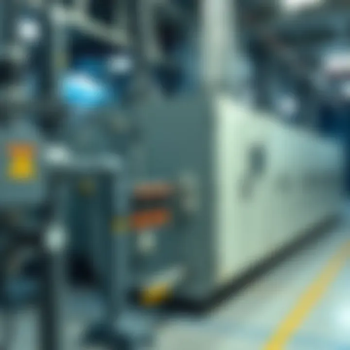 Diagram showing various types of electrical load balancers connected within a power distribution network