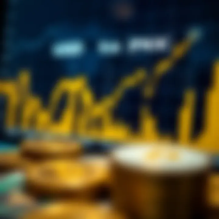 Graph showing fluctuations of the USD to PKR exchange rate over time