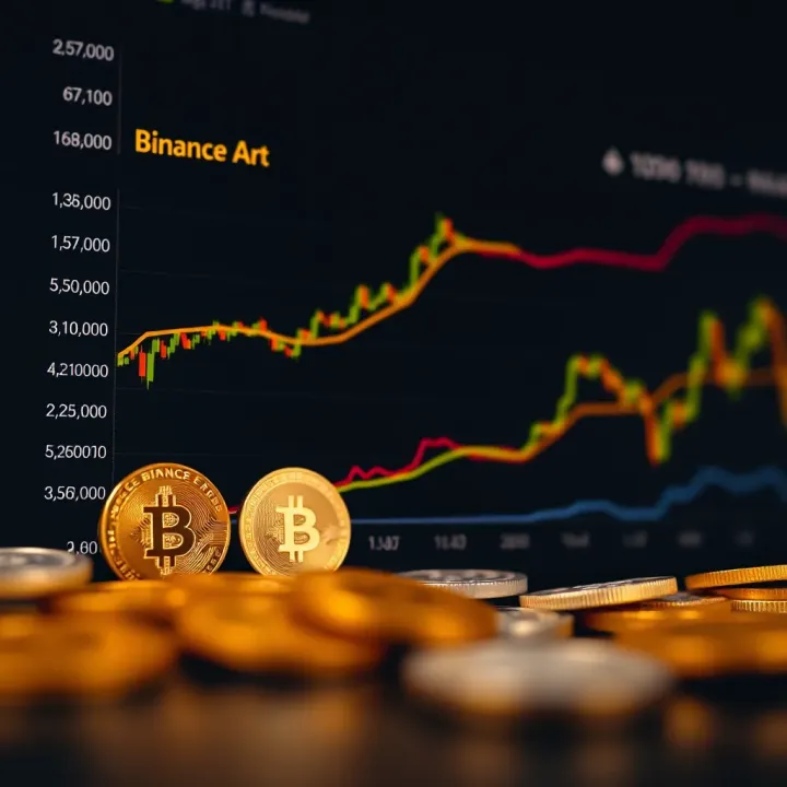 Comparative Performance of Binance Coin and Major Cryptocurrencies Comparison chart illustrating Binance Coin alongside major cryptocurrencies with performance metrics