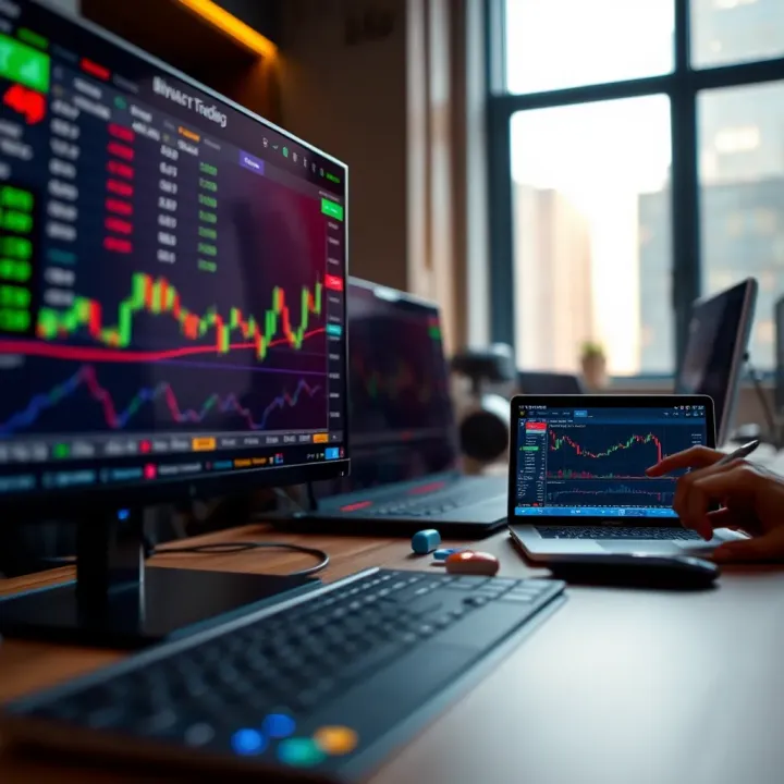 Trustworthy binary option broker platform interface with secure trading elements