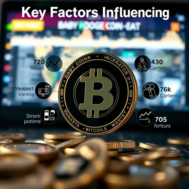 Key Factors Influencing Cryptocurrency Market Value Graphic illustrating factors affecting cryptocurrency value including market dynamics and global trends