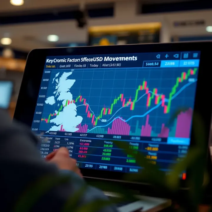 Chart illustrating economic factors influencing GBP/USD currency pair trends