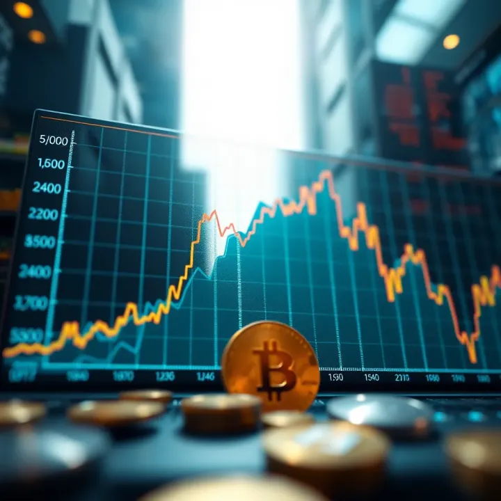 Graph showing upward and downward trends in Edu Coin market value