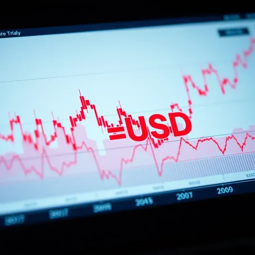 EUR/USD Exchange Rate Trends and Influencing Factors Graph displaying recent EUR/USD exchange rate fluctuations influenced by central bank policies and geopolitical events