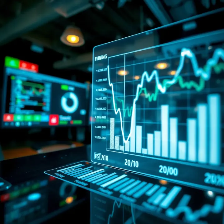 Digital interface showing technology-driven financing opportunities and sector growth