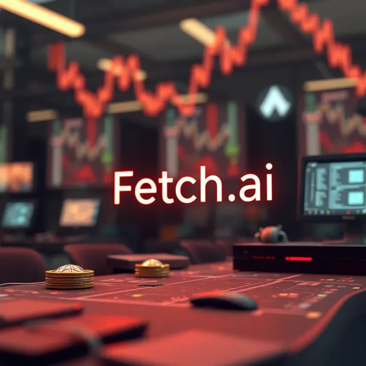 Visual representation of technological advancements and economic influences on Fetch.ai value