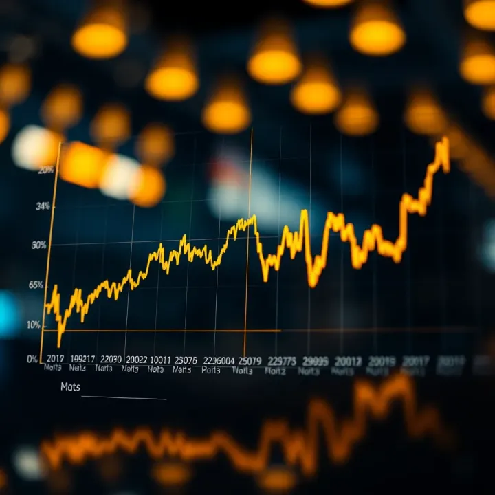 Graph showing gold price fluctuations in Pakistan over recent months