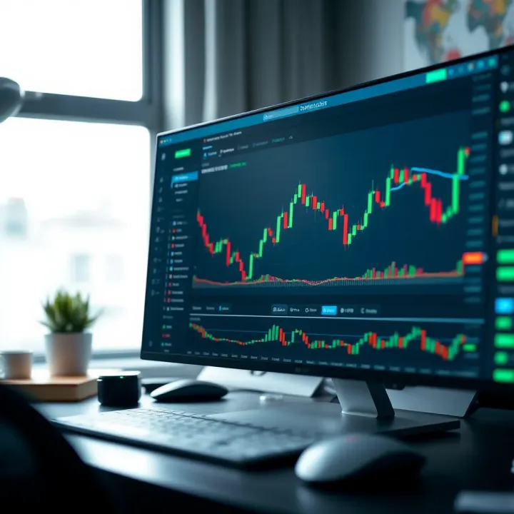 Custom TradingView Dashboard with Analytical Tools and Watchlists Customizable TradingView dashboard showing various tools like drawing features and market watchlists
