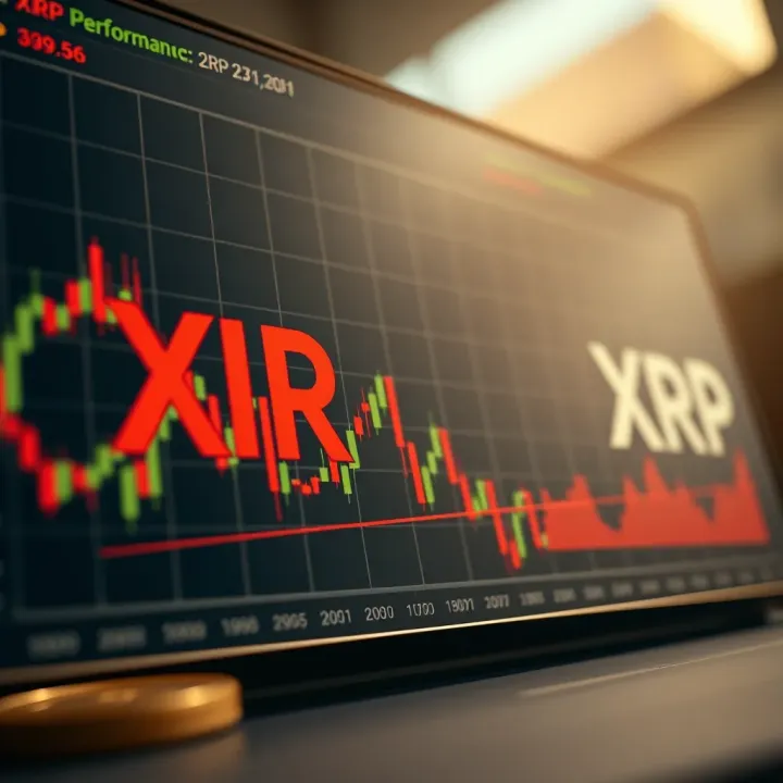 XRP Market Performance Trends Graph showing the recent market performance trends of XRP
