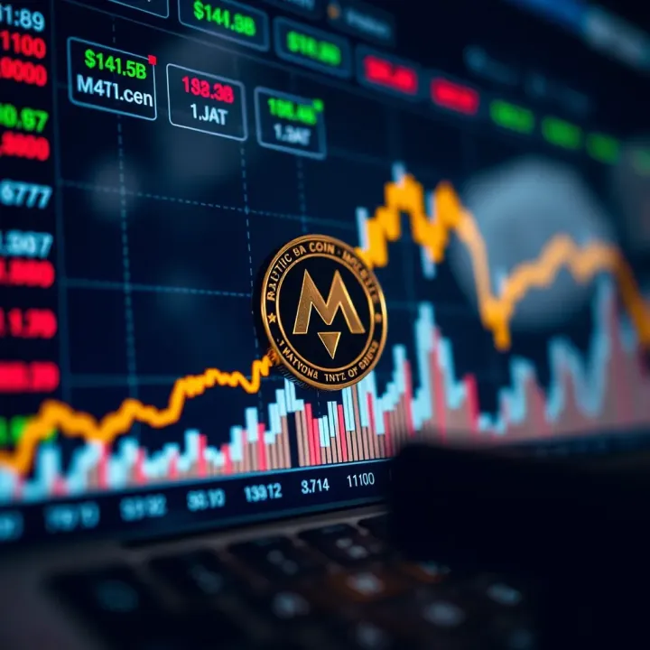 Matic Coin Price Trends and Market Analysis Graph showing upward and downward trends of Matic Coin price with market indicators