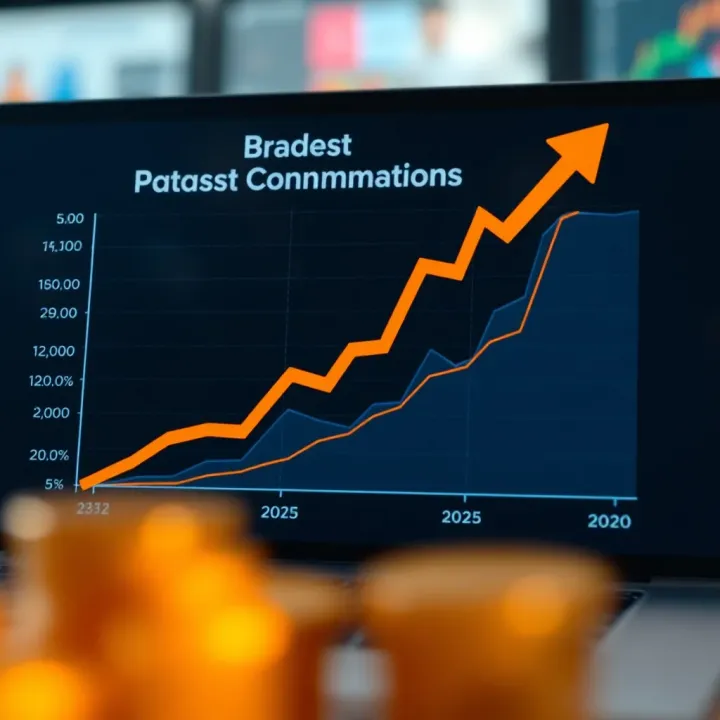 Commission Growth and Payment Options for Pakistani Affiliates Graph showing commission growth and payout methods tailored for Pakistani affiliate marketers