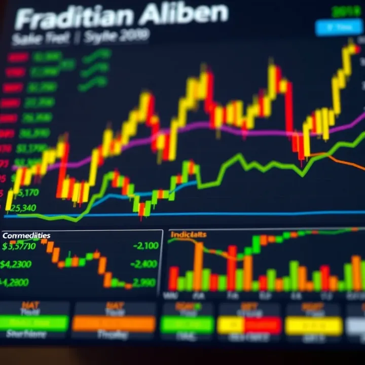 Key Financial Markets for CFD Trading in Pakistan Chart displaying popular financial markets for CFD trading in Pakistan including stocks, commodities, and indices