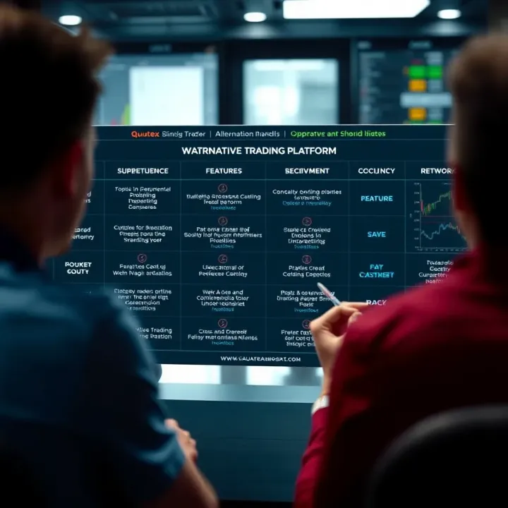 Comparison chart highlighting features and benefits of Quotex versus other binary trading platforms