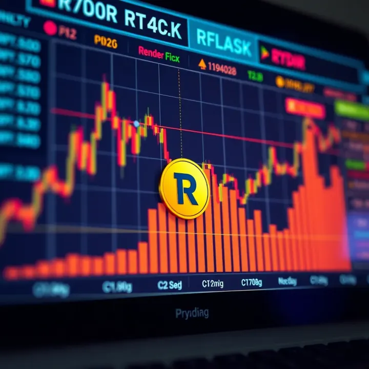 Chart illustrating technical and fundamental factors influencing Render Token's value and growth potential